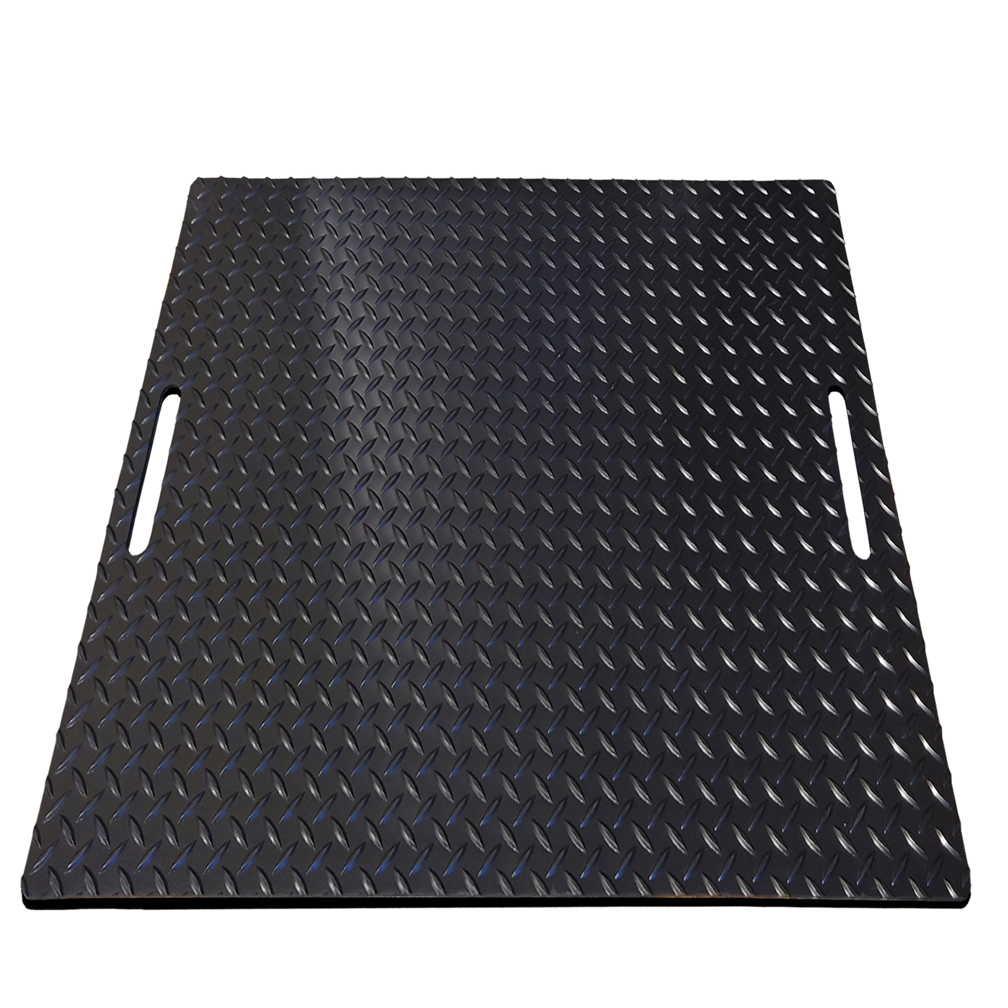 Rhino Mats Fusebox Safety Mat — 36in. x 36in. x 1/4in. Thick, Diamond Plate, Class 2, ASTM D178, Non-Conductive, Model# FBS-3636-436